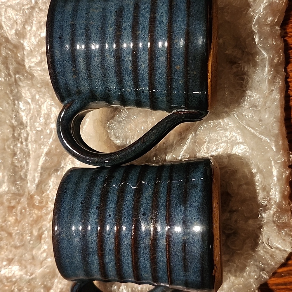 Pottery Coffee Mugs Set